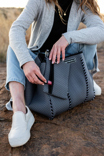 Gray Timeless Tote