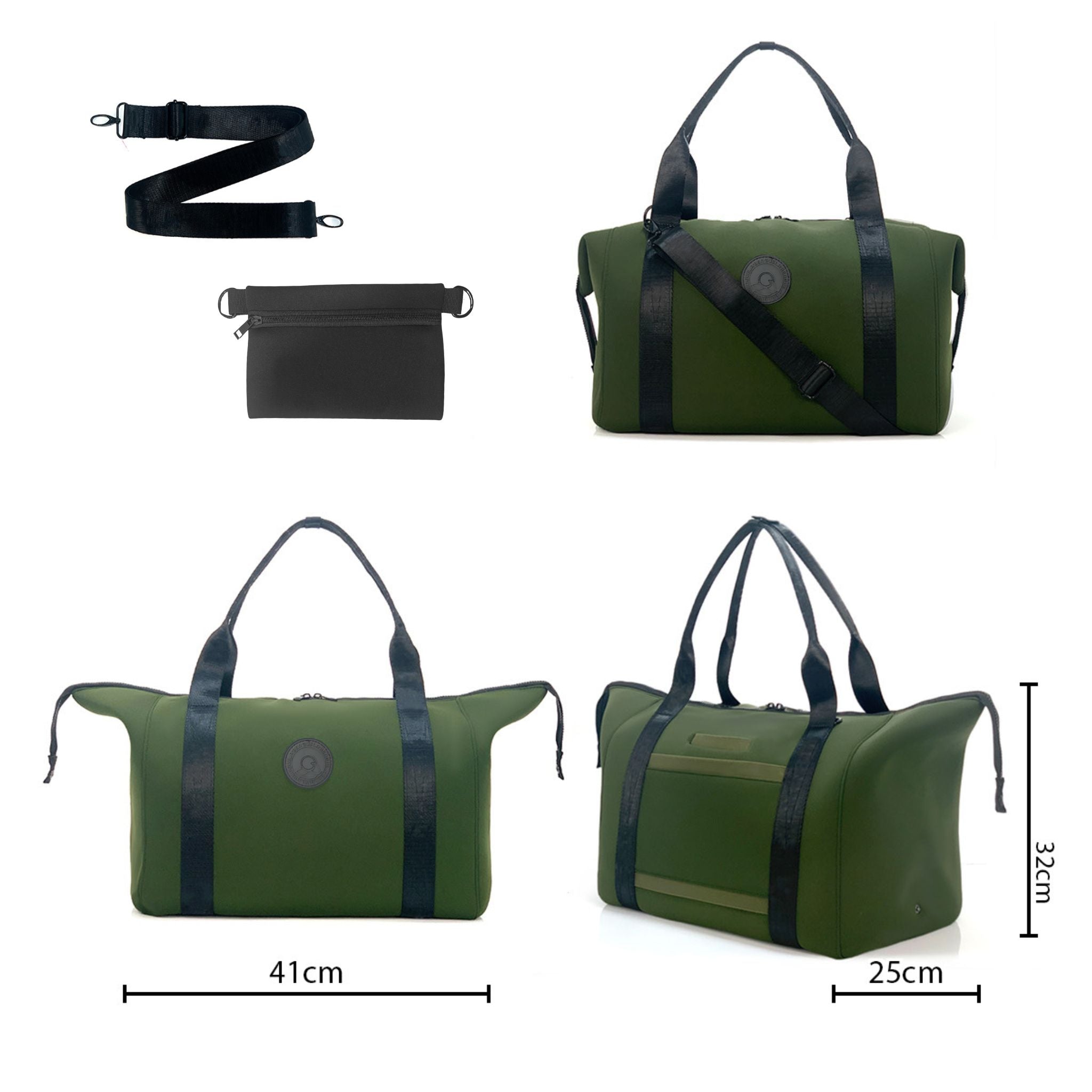 Weekender Duffel Bag- Olive Green